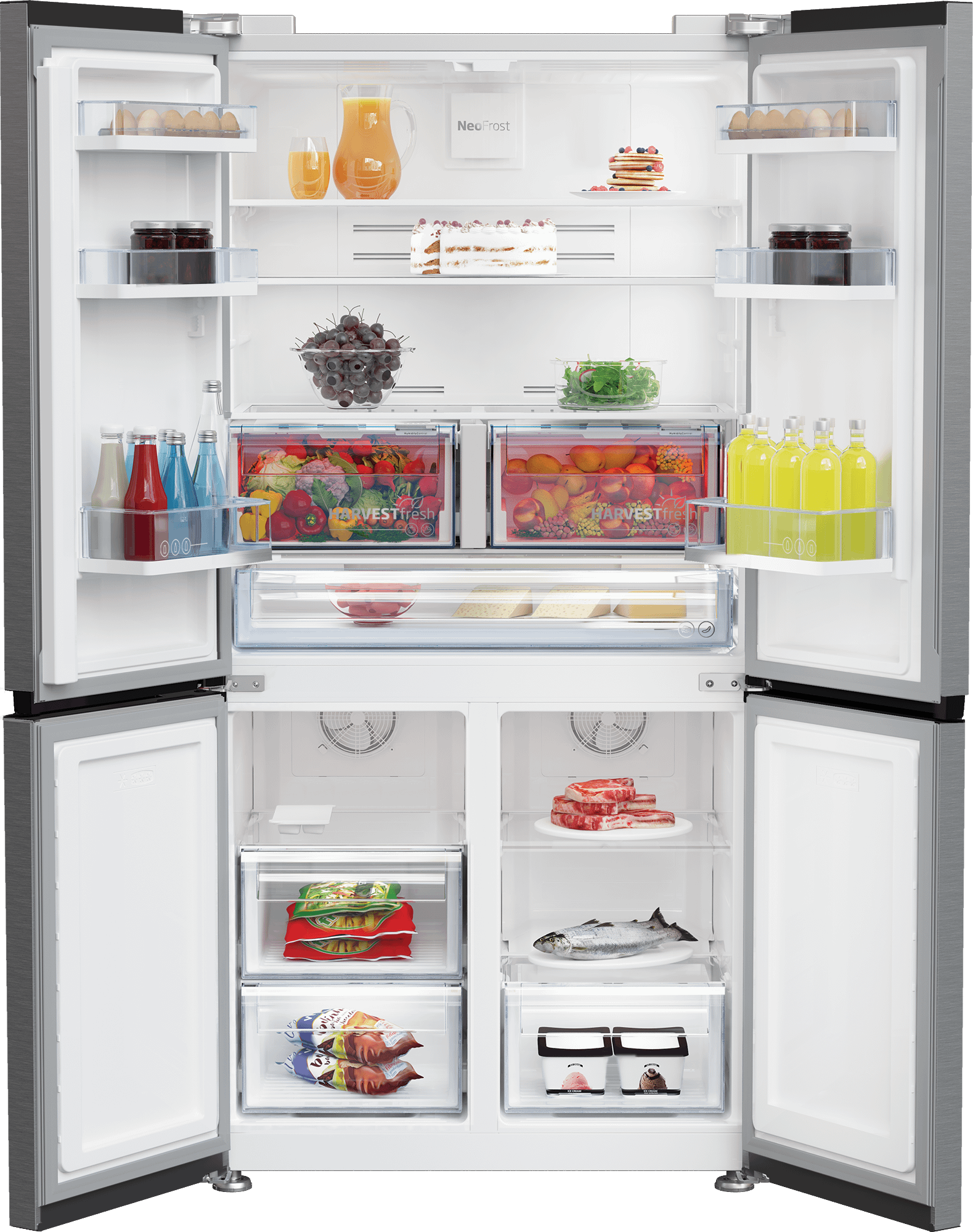 Beko GN1416240XPN Multi door / 572L 182 cm