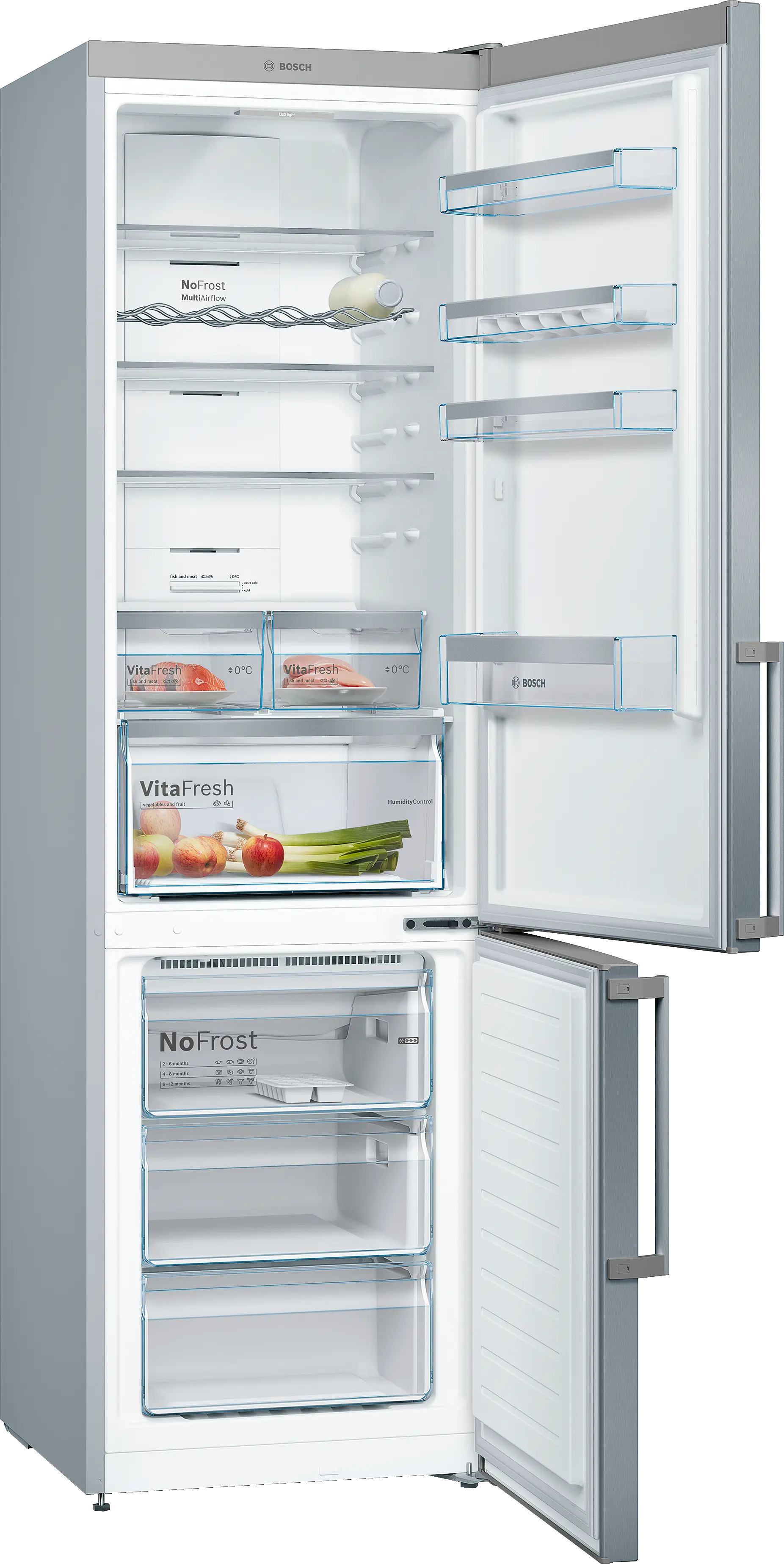 Bosch KGN397LEQ Kombinovani frižider 368L