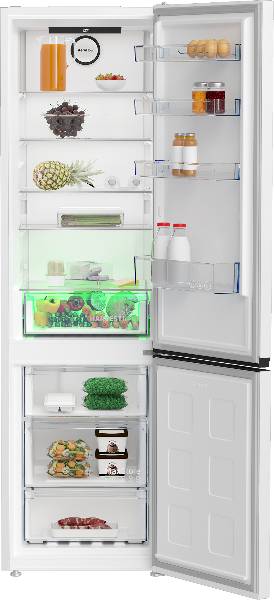 Beko B3RCNA404HW Kombinovani frižider 355L