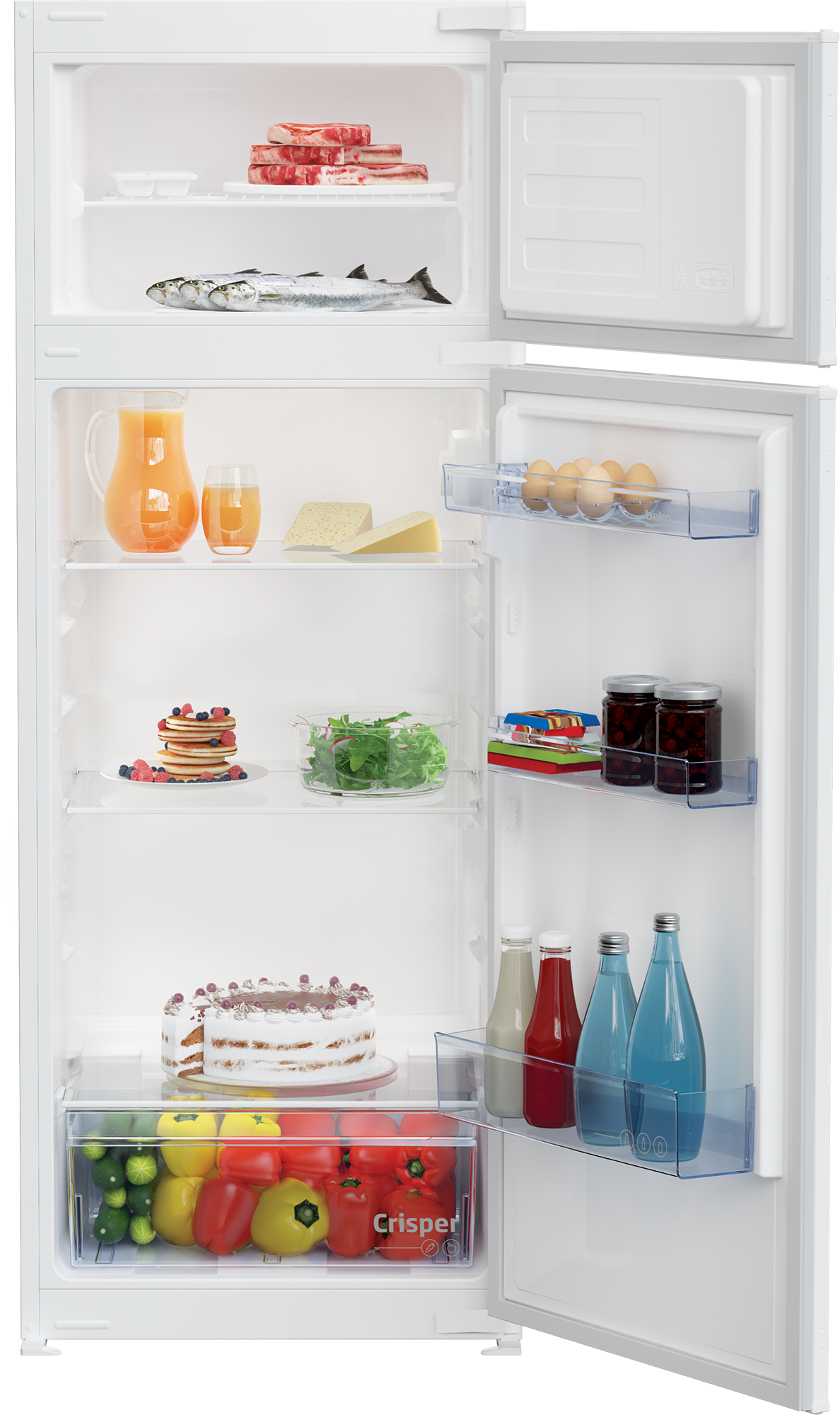 Beko BDSA250K4SN Kombinovani frižider 220L