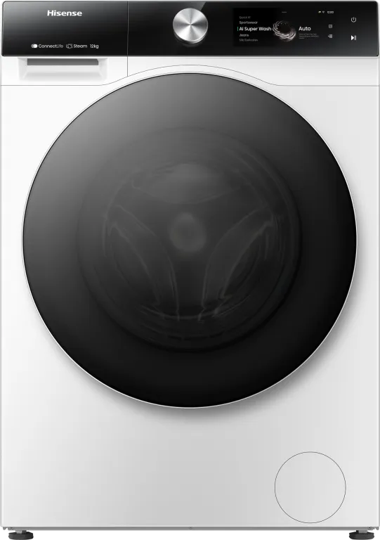 Hisense WF7S1247BW, 12kg, 1400 okr/min