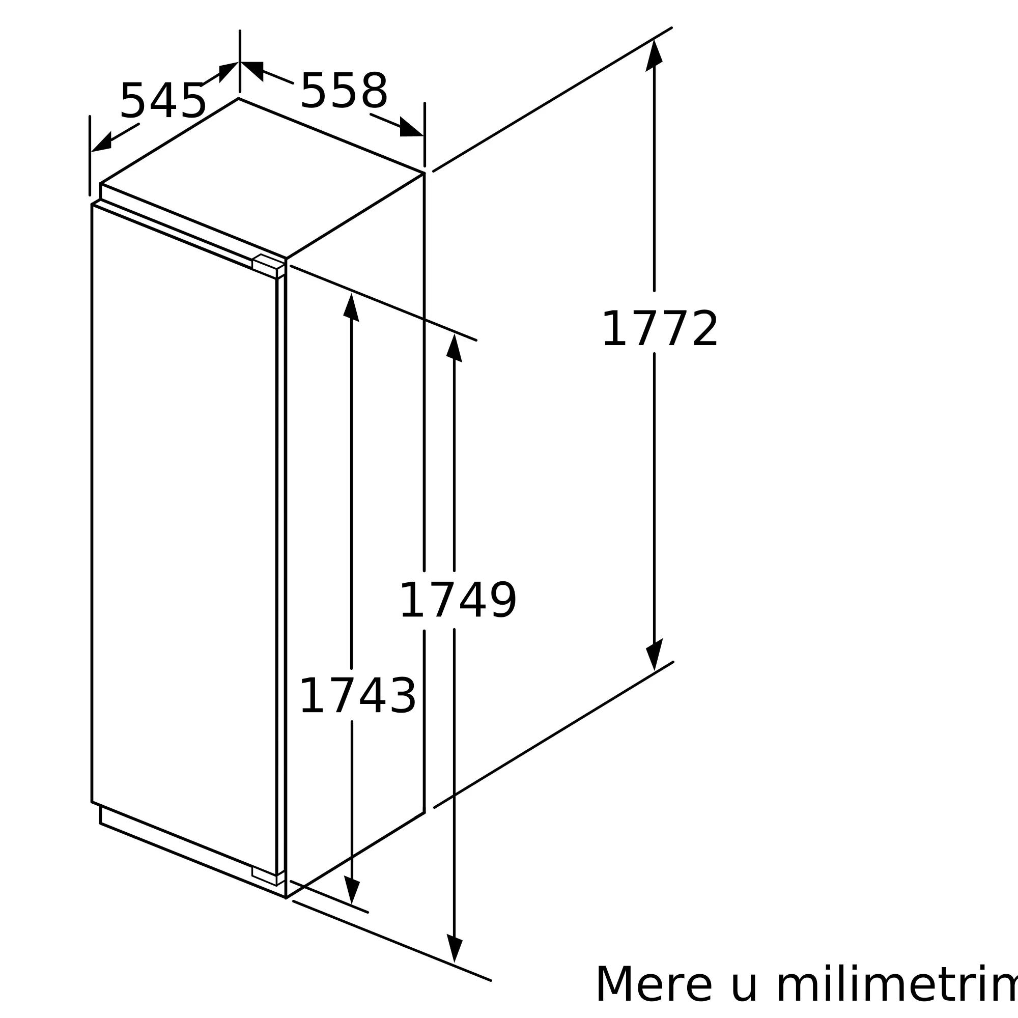 Bosch KIF81PFE0 Kombinovani frižider 289L